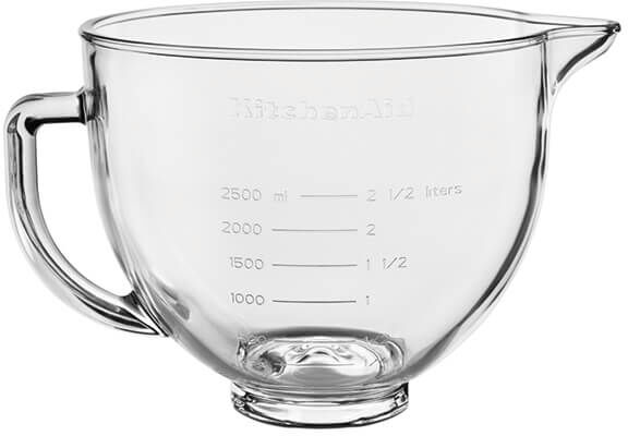 KitchenAid New Design 4.8L Glass Bowl