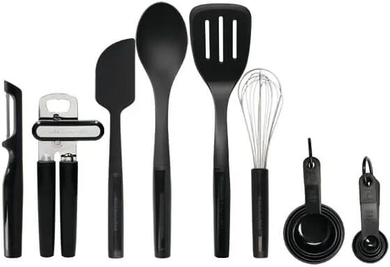 KitchenAid 15-Piece Kitchen Utensil Set Black