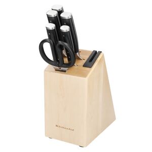 KitchenAid Classic 6 Piece Knife Set with Birchwood Block