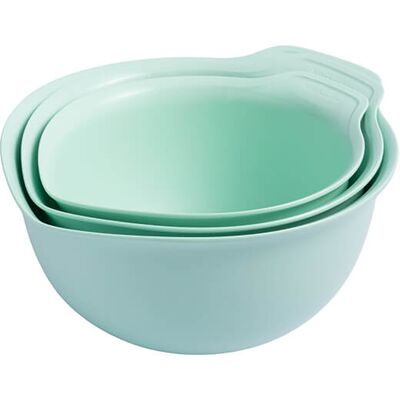 KitchenAid Set of 3 Mixing Bowls Spearmint KitchenAid Set of 3 Mixing Bowls Spearmint