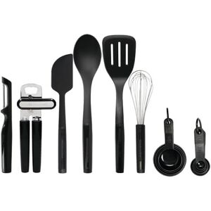 KitchenAid 15-Piece Kitchen Utensil Set Black