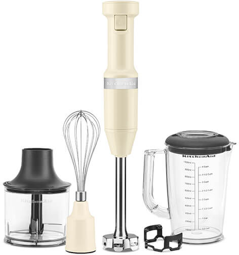 KitchenAid Almond Cream Corded Hand Blender