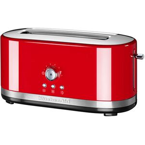 KitchenAid Empire Red Manual Control Long Slot Toaster