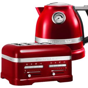 KitchenAid Artisan Candy Apple 4 Slot Toaster and Kettle Set KitchenAid Artisan Candy Apple 4 Slot Toaster and Kettle Set