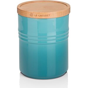 Le Creuset Teal Stoneware Medium Storage Jar