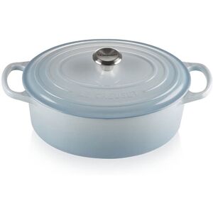 Le Creuset Signature Coastal Blue Cast Iron 29cm Oval Casserole