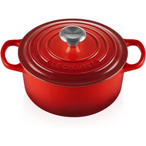 Le Creuset Signature Cerise Cast Iron 20cm Round Casserole