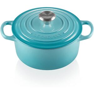 Le Creuset Signature Teal Cast Iron 20cm Round Casserole