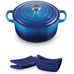 Le Creuset Signature Azure Cast Iron 22cm Round Casserole