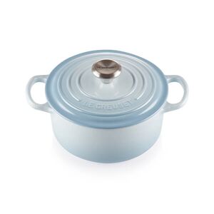 Le Creuset Signature Coastal Blue Cast Iron 22cm Round Casserole