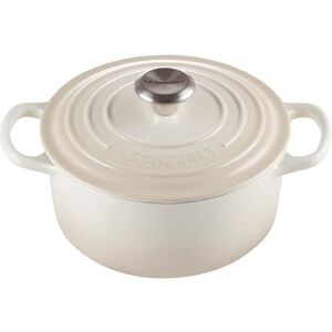 Le Creuset Signature Meringue Cast Iron 22cm Round Casserole