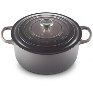 Le Creuset Signature Flint Cast Iron 24cm Round Casserole