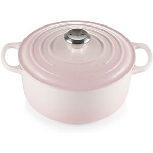 Le Creuset Signature Shell Pink 24cm Round Casserole