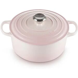 Le Creuset Signature Shell Pink Cast Iron 28cm Round Casserole