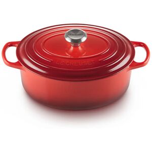 Le Creuset Signature Cerise Cast Iron 29cm Oval Casserole