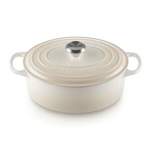 Le Creuset Signature Meringue Cast Iron 29cm Oval Casserole