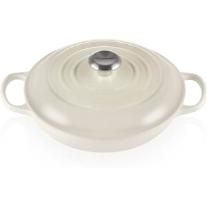 Le Creuset Signature Meringue Cast Iron 30cm Shallow Casserole