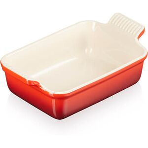 Le Creuset Cerise Stoneware Small 19cm Heritage Rectangular Dish