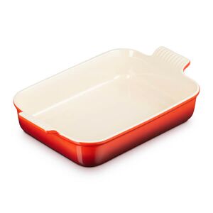 Le Creuset Cerise Stoneware Large 32cm Heritage Rectangular Dish