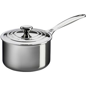 Le Creuset Signature Stainless Steel 16cm Saucepan With Lid