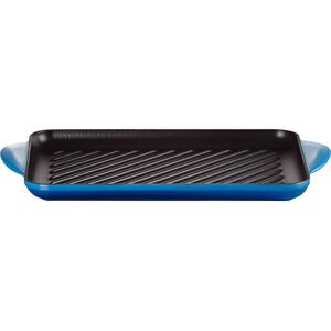 Le Creuset Azure Cast Iron 32cm Rectangular Grill