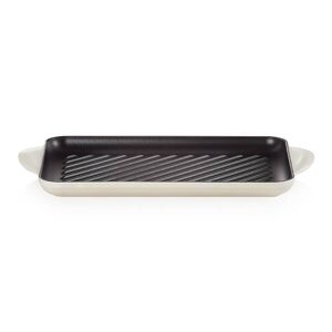 Le Creuset Meringue Cast Iron 32cm Rectangular Grill