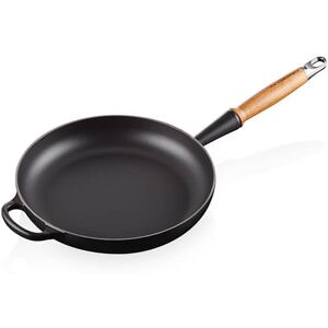 Le Creuset Signature Satin Black Cast Iron 26cm Frying Pan