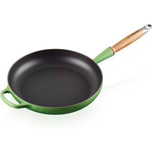 Le Creuset Signature Bamboo Cast Iron 28cm Frying Pan