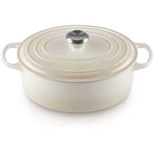 Le Creuset Signature Meringue Cast Iron 29cm Oval Casserole