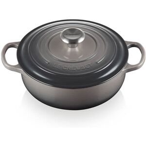 Le Creuset Signature Flint 24cm Round Sauteuse