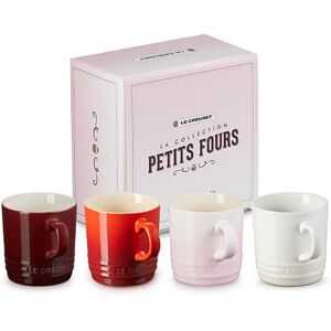 Le Creuset La Petits Fours Collection Set of 4 Cappuccino Mugs