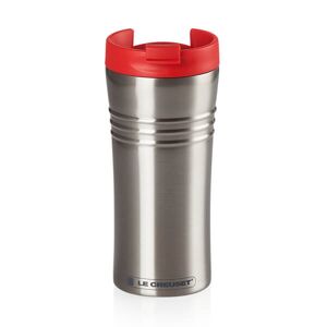 Le Creuset Cerise Stainless Steel Travel Mug