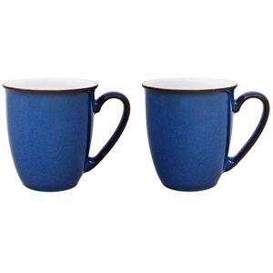 Denby Imperial Blue 2 Piece Coffee Beaker / Mug Set