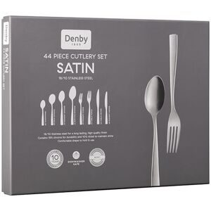 Denby Satin 44 Piece Cutlery Set