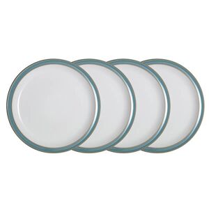 Denby Azure 4 Piece Dinner Plate Set
