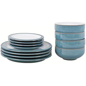 Denby Azure 12 Piece Tableware Set