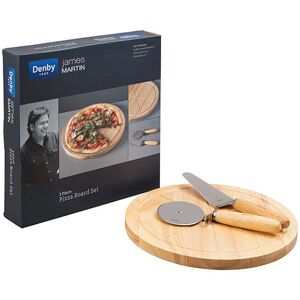 James Martin Denby Pizza Board and Cutter Set