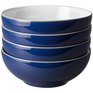 Denby Elements Dark Blue Set Of 4 Cereal Bowl