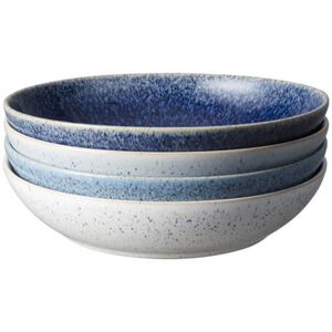 Denby Studio Blue 4 Piece Pasta Bowl Set