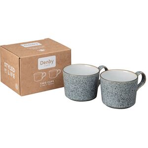 Denby Studio Grey Brew Tea/Coffee Cup Set Of 2