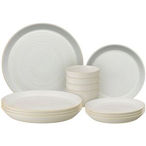 Denby Impression Cream 12 Piece Tableware Set