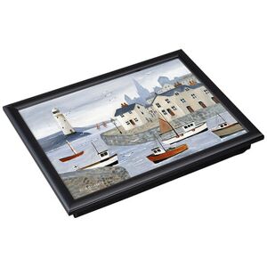 Denby Coastal Lighthouse Lap tray With Black Edge