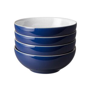 Denby Elements Dark Blue Set Of 4 Cereal Bowl