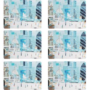 Denby Set Of 6 London Scene Placemats