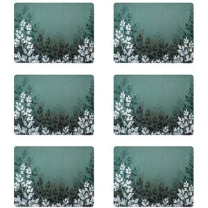 Denby Colours Green Foliage Placemats Set Of 6