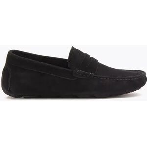 Pegia Alvor Genuine Suede Men's Loafer Shoes, 43/9 / Black