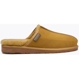 Pegia Fermo Shearling Men's Slippers, 46/12 / Mustard