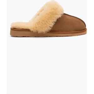 Pegia Monse Sheepskin Women's Slippers, 39/6 / Chestnut