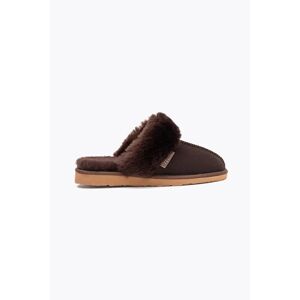 Pegia Monse Sheepskin Women's Slippers, 41/8 / Choco