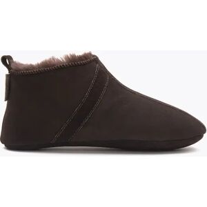 Pegia Homer Unisex Shearling Bootie Slippers, 36/3 / Choco